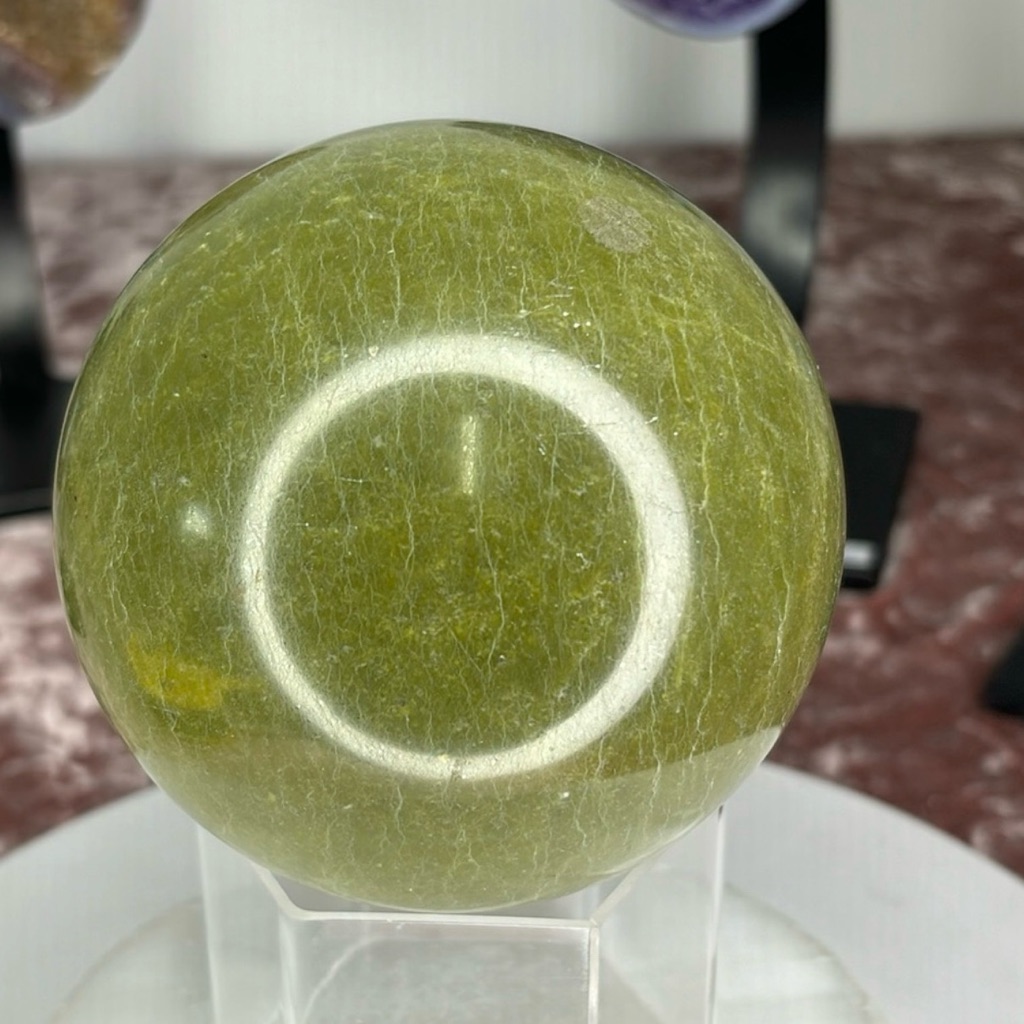 Nephrite Jade Sphere